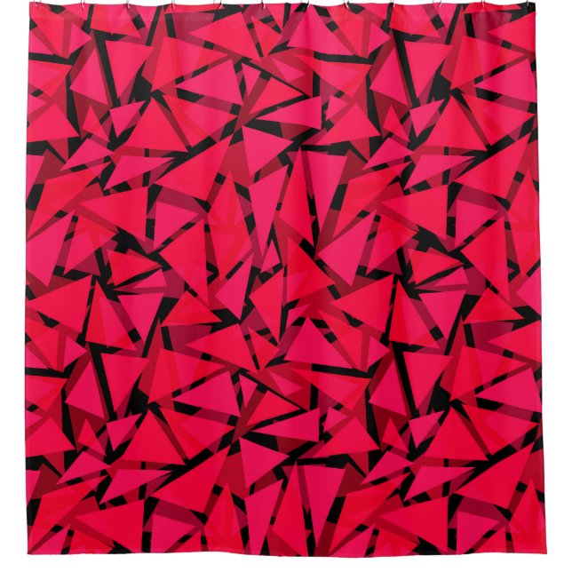 pattern scarlet bright red ,geometric ,abstract th (Front)