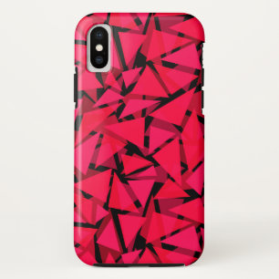 pattern scarlet bright red ,geometric ,abstract th Case-Mate iPhone case
