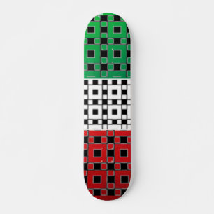 Pattern Squares Skateboard
