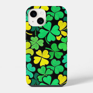 Pattern St. Patrick's Day Clovers  iPhone 14 Case