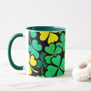 Pattern St. Patrick's Day Clovers Mug