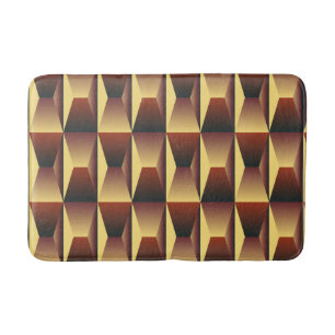 Pattern Stylish Fashion- Geometric Modern Elegant Bath Mat