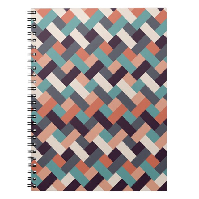 Pattern Stylish Fashion- Geometric Modern Vintage  Notebook (Front)
