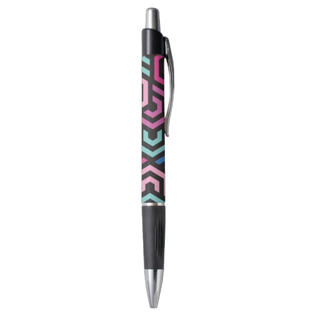 Pattern Stylish Modern- Fashion Geometric colourfu Pen (Bottom (Vertical))