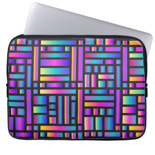 Pattern Stylish Modern- Fashion Geometric Tartan Laptop Sleeve
