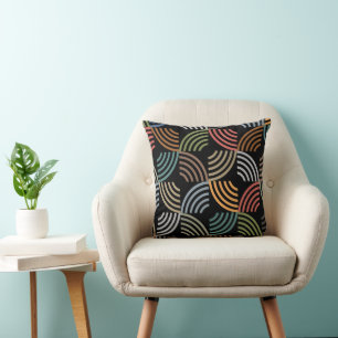 Pattern Stylish Modern- Fashion Geometric Vintage Throw Pillow