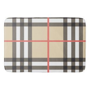 Pattern Stylish Scottish Geometric Fashion Bath Mat