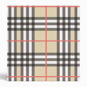 Pattern Stylish Scottish Geometric Fashion     Binder