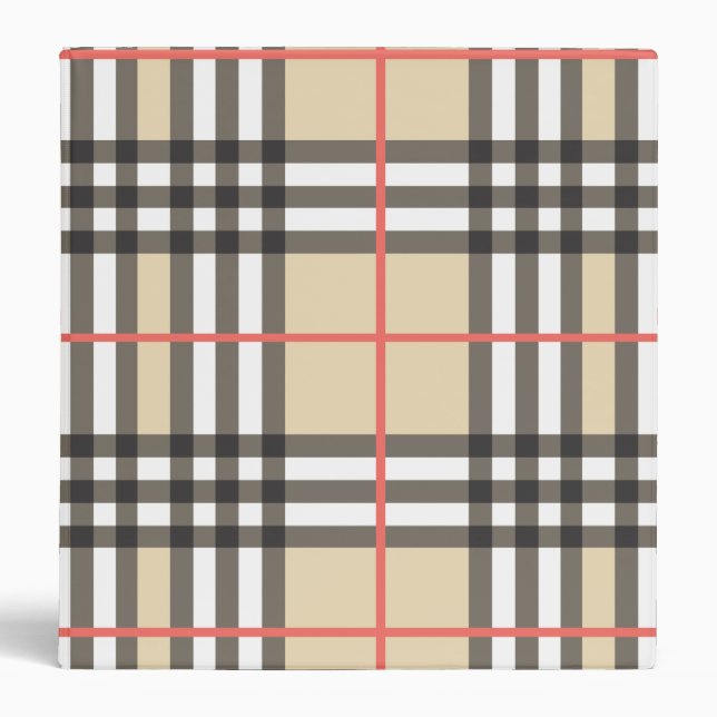 Pattern Stylish Scottish Geometric Fashion     Binder (Front)