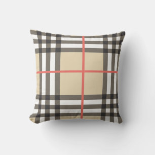 Pattern Stylish Scottish Geometric Fashion Throw Pillow