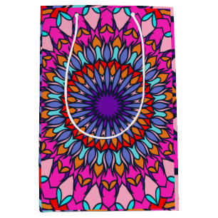  Pattern Summer Fashion Colourful Vintage Trendy   Medium Gift Bag