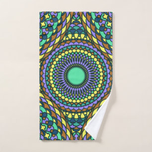 Pattern Summer Stylish Colourful Vintage Trendy Hand Towel