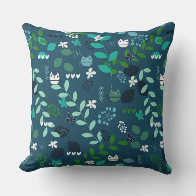 pattern throw pillow (Front)