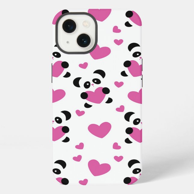 Pattern to the Day of Love iPhone Case (Back)