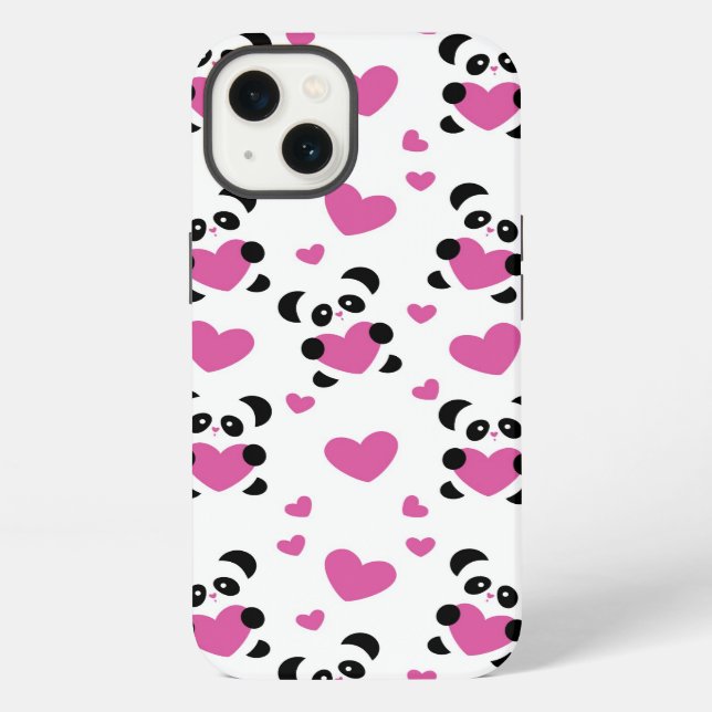 Pattern to the Day of Love iPhone Case (Back)