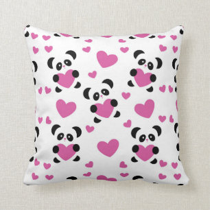 Pattern to the Day of Love Throw Pillow