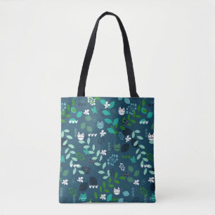 pattern tote bag
