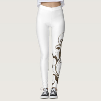 Pattern trousers leggings