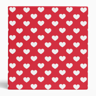 Pattern Valentine Background With Hearts Love Binder
