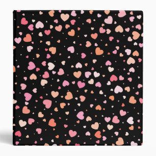 Pattern Valentine`s 2023 Background With Heart Binder