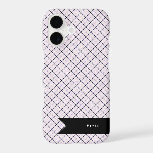 Pattern Violet White Dark