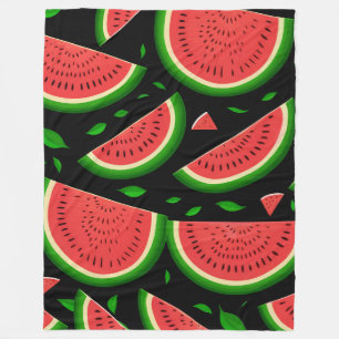Pattern Watermelon Fleece Blanket