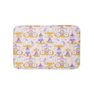 pattern with a princess bath mat