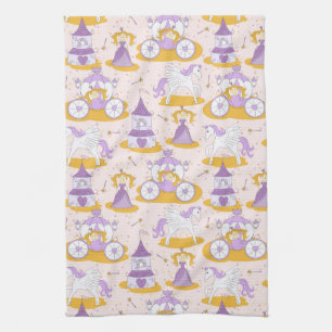 pattern with a princess kitchen towel