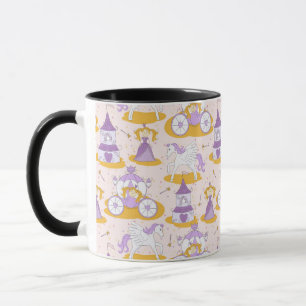pattern with a princess mug