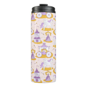 pattern with a princess thermal tumbler