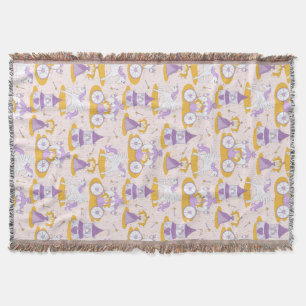 pattern with a princess throw blanket