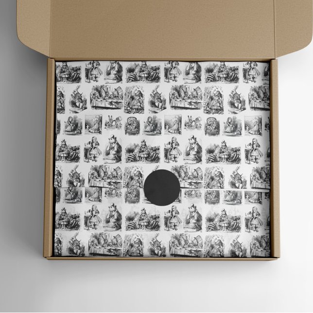Pattern with Alice's Adventures in Wonderland Tissue Paper (Creator Uploaded)