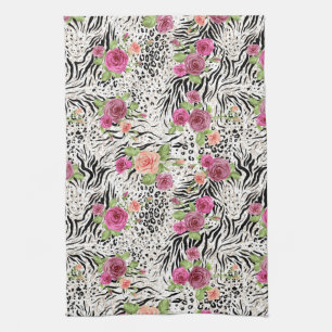 Pattern With Animal Prints Kitchen Towel