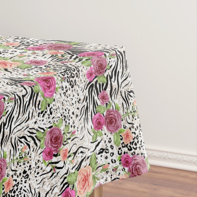 Pattern With Animal Prints Tablecloth (In Situ)