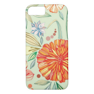 Pattern with asters iPhone 8/7 case