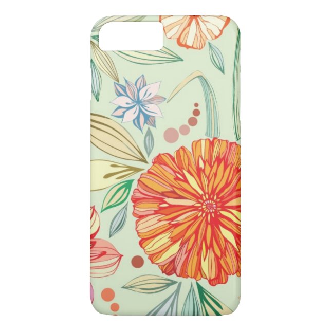 Pattern with asters Case-Mate iPhone case (Back)
