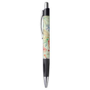 Pattern with asters pen
