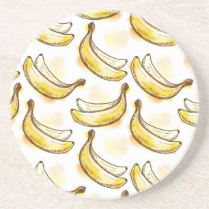 Pattern with banana coaster