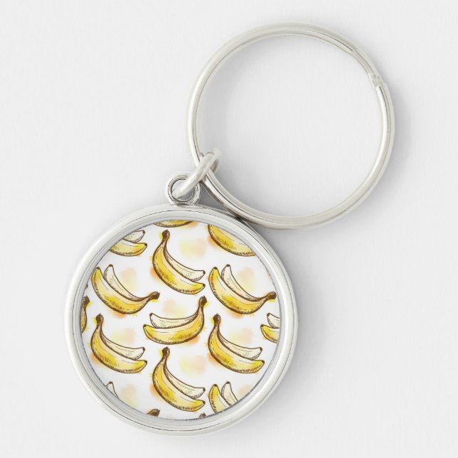 Pattern with banana keychain (Front)
