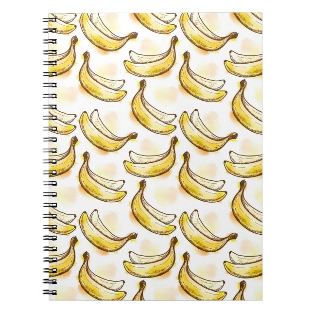 Pattern with banana notebook (Front)