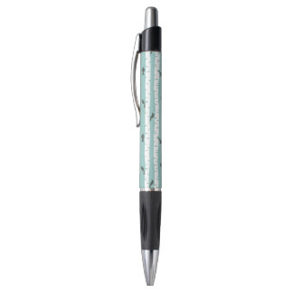Pattern with birds and trees pen