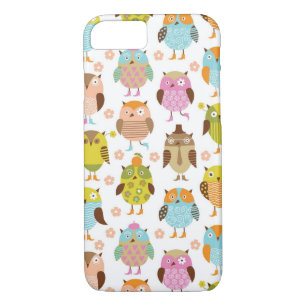pattern with birds Case-Mate iPhone case