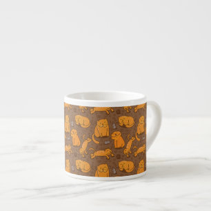 Pattern With Cats Espresso Cup
