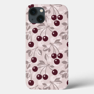 Pattern with Cherries 2 iPhone 13 Case
