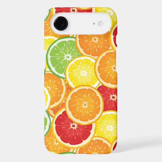 Pattern with citrus fruits Case-Mate iPhone case (Back)