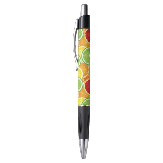 Pattern with citrus fruits pen (Top (Vertical))