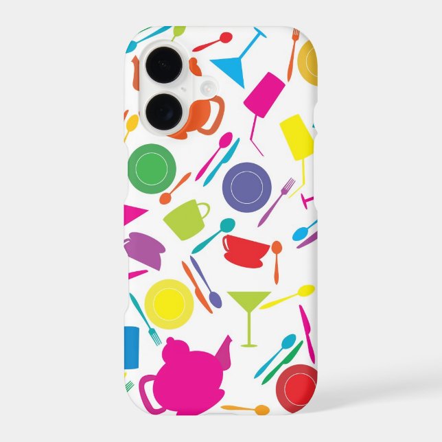 Pattern With Coloured Kitchen Stuff (Back)