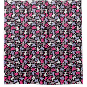 pattern with cute kawaii doodle cats 3