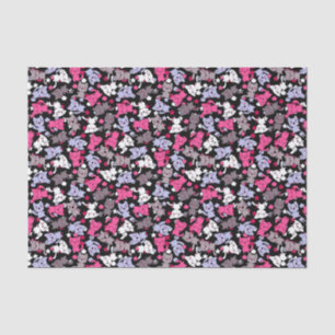 pattern with cute kawaii doodle cats 3 tissue paper