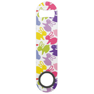 pattern with Easter rabbits Bar Key